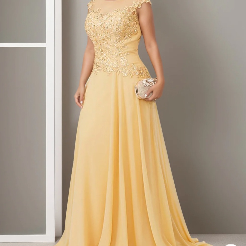 Elegant Dusty Rose Evening Gown